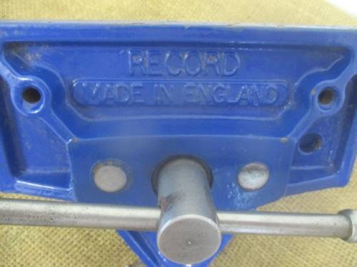 Beautiful Record Woodworking Vice                         Made In Englland