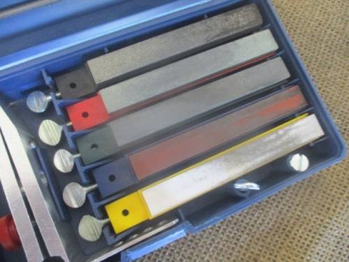 The Leader In Knife Sharpeners....This Complete LS. Lansky 5-Stone Knife Sharpeners In Original Box