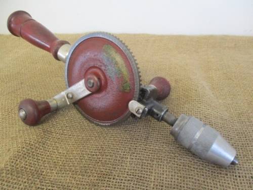 Beautiful Vintage No 40 Mit-A-Mit Hand Drill    By Silex Tools   Made In Australia