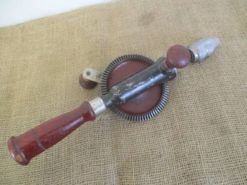Beautiful Vintage No 40 Mit-A-Mit Hand Drill    By Silex Tools   Made In Australia