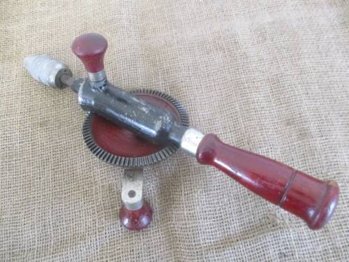Beautiful Vintage No 40 Mit-A-Mit Hand Drill    By Silex Tools   Made In Australia
