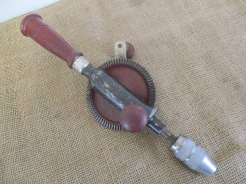 Beautiful Vintage No 40 Mit-A-Mit Hand Drill    By Silex Tools   Made In Australia