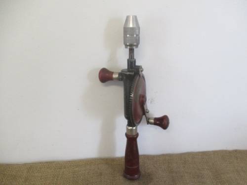 Beautiful Vintage No 40 Mit-A-Mit Hand Drill    By Silex Tools   Made In Australia