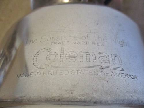 Nice Collectable Vintage Coleman Empire 237 `Sunshine Of The Night` Kerosene Lantern     Made In USA