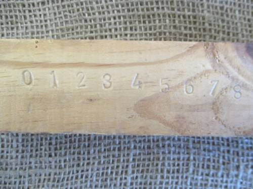 Nice Set Of Nine 10mm Machine Made Number Punches