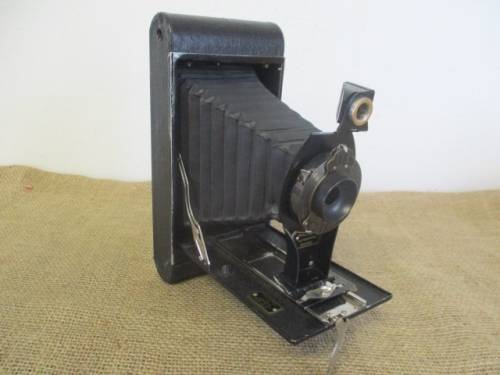 For VicMyb Bid Only - Antique Kodak No 3-A Folding Autographic Brownie Camera By Canadian