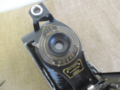 For VicMyb Bid Only - Antique Kodak No 3-A Folding Autographic Brownie Camera By Canadian
