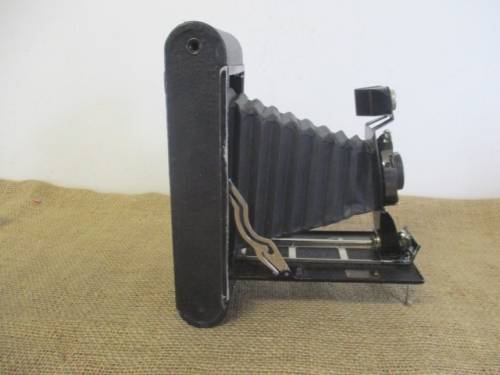 For VicMyb Bid Only - Antique Kodak No 3-A Folding Autographic Brownie Camera By Canadian