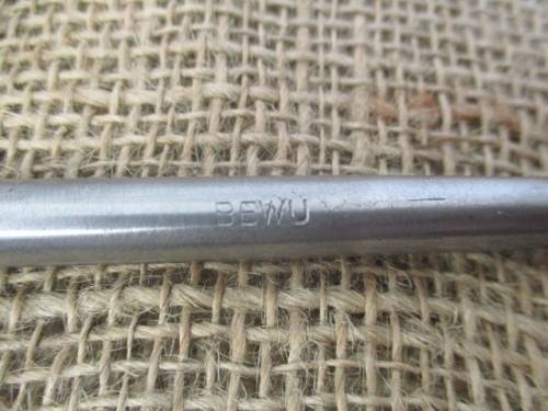 Really Nice Vintage BEWU Woodworking Drill Bit Set In Original Sleeve  3/16` - 1`