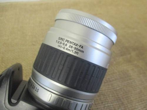 Beautiful Vintage Pentax Z-10 SLR Camera With Attached Pentax 28 - 90 Lens Plus Extras         1991