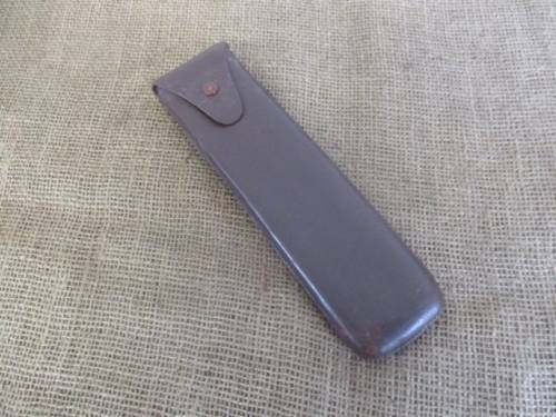 Beautiful Vintage Mei Brass/Metal Portable Tripod In Geniune Leather Sleeve          Made In Germany