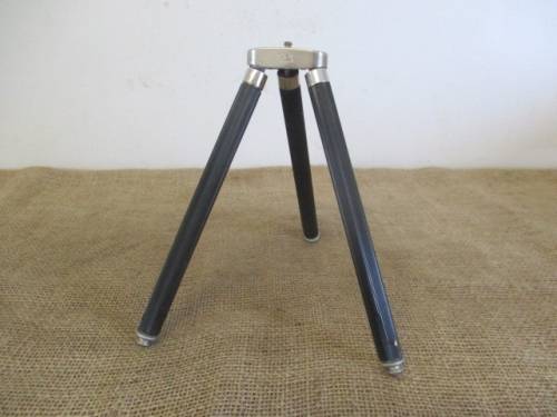 Beautiful Vintage Mei Brass/Metal Portable Tripod In Geniune Leather Sleeve          Made In Germany