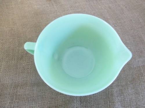 Very Rare.....An Awesome Vintage Jadeite Fire King Ware Mixing Bowl                   Made In U.S.A.