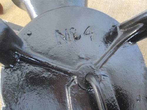 Very Neat And Complete Large Vintage Cast Iron No 4 Lovelock Coffee Grinder        London