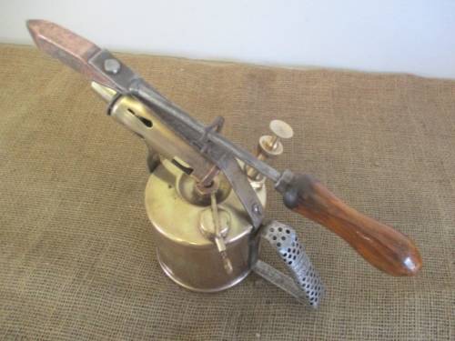 Smart Vintage Primus No 633 A/B B.A. Hjorth & Co Blow Torch And Soldering Iron       Sweden