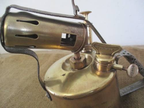 Smart Vintage Primus No 633 A/B B.A. Hjorth & Co Blow Torch And Soldering Iron       Sweden