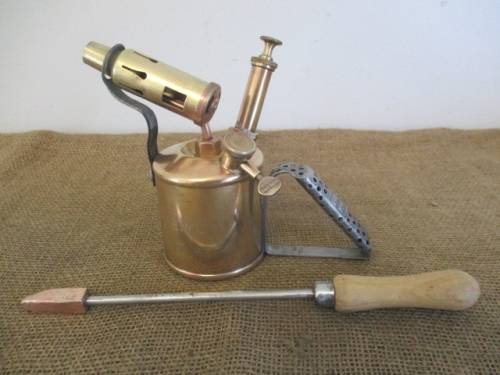 Rare Smart Vintage Primus No 630 A/B B.A. Hjorth & Co Blow Torch And Soldering Iron       Sweden