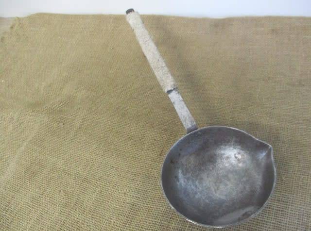 Genuine Vintage Heavy Duty Blacksmith`s Ladle
