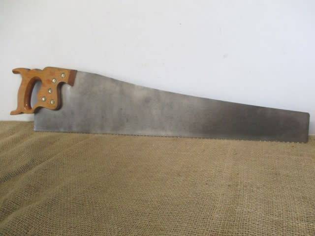 For Jan Arnoldi Bid - Stunning Vintage Spear & Jackson 26 inch Crosscut Handsaw