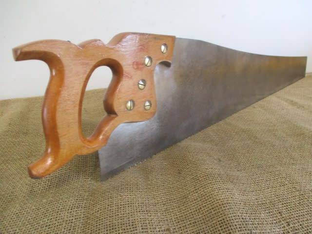 For Jan Arnoldi Bid - Stunning Vintage Spear & Jackson 26 inch Crosscut Handsaw