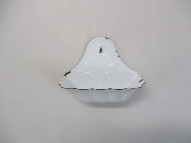 For Analda`s Bid Only -  Lovely Vintage Old School Enamel Soap Dish