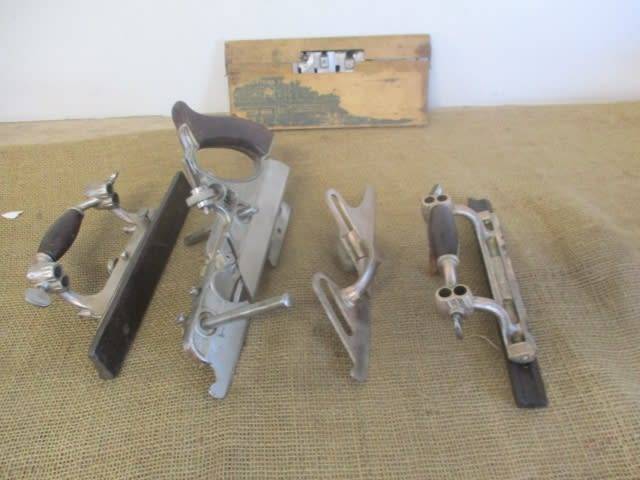 Vintage Stanley Sweetheart No 55 Universal Combination Plane With 13 Cutters   USA.