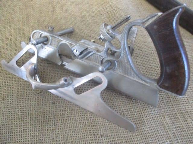 Vintage Stanley Sweetheart No 55 Universal Combination Plane With 13 Cutters   USA.