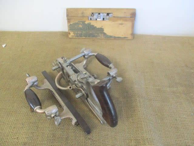 Vintage Stanley Sweetheart No 55 Universal Combination Plane With 13 Cutters   USA.