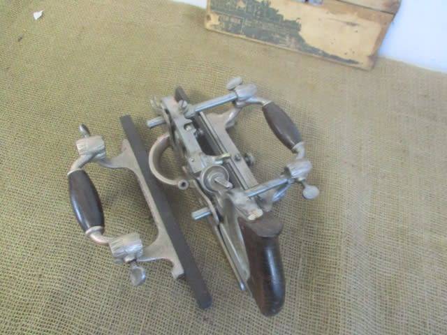Vintage Stanley Sweetheart No 55 Universal Combination Plane With 13 Cutters   USA.