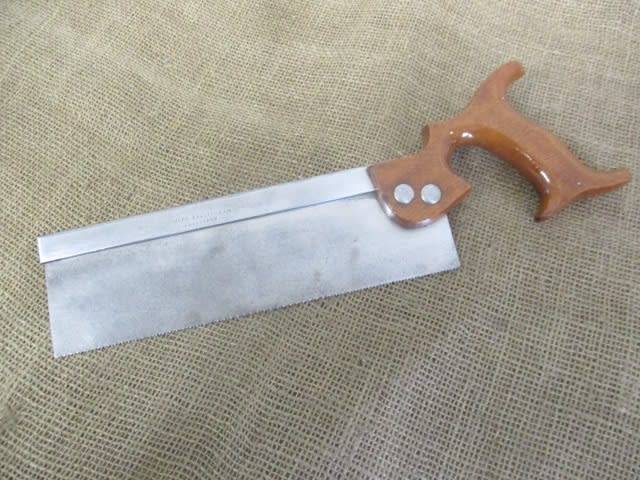Rare Vintage John Bellingham 10` Carpenter`s Tenon Saw          Sheffield