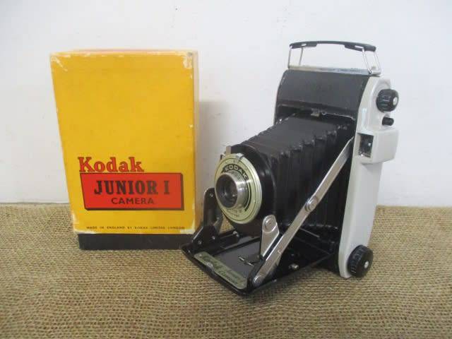 An Outstanding Vintage Kodak Junior 1 Camera In Original Packaging            MIB        1954 - 1959