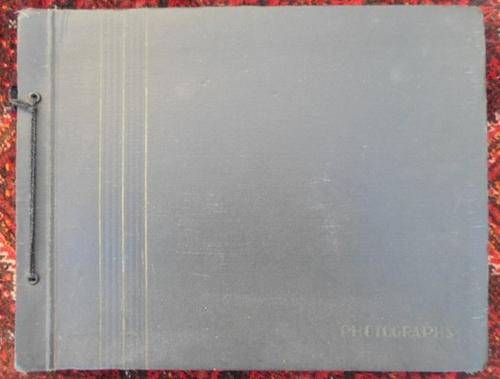 NOSTALGIA - AN OLD PHOTOGRAPH ALBUM WITH OVER 180 PHOTOGRAPHS AND A PHOTO POSTCARD