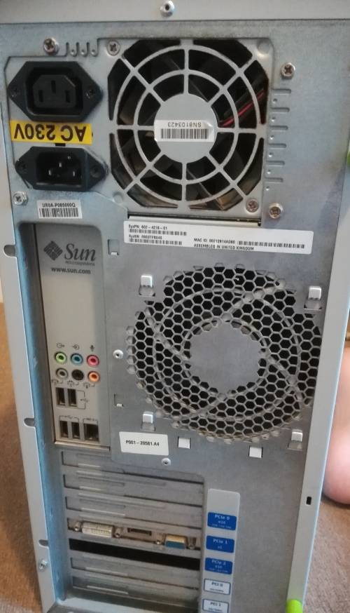 Micro Sun System Server Tower