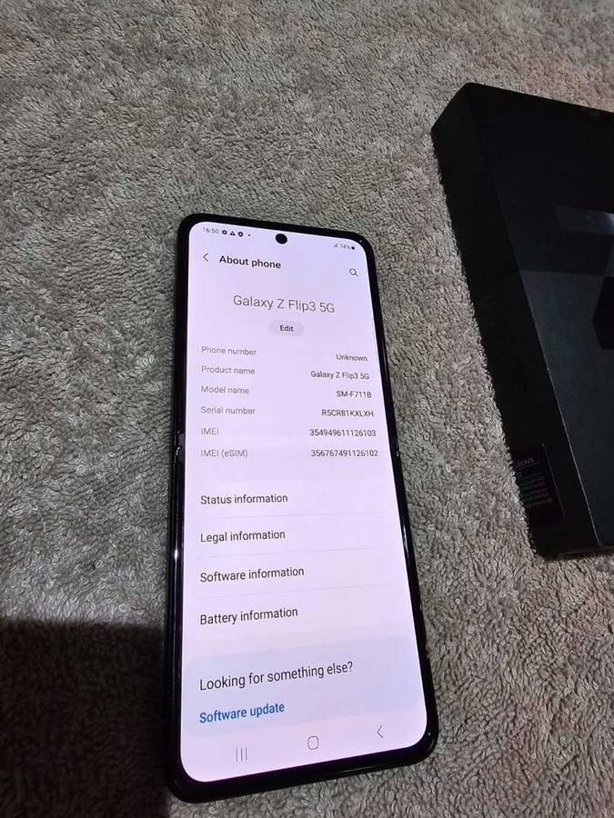 Samsung Z Flip3 256GB 256GB Black