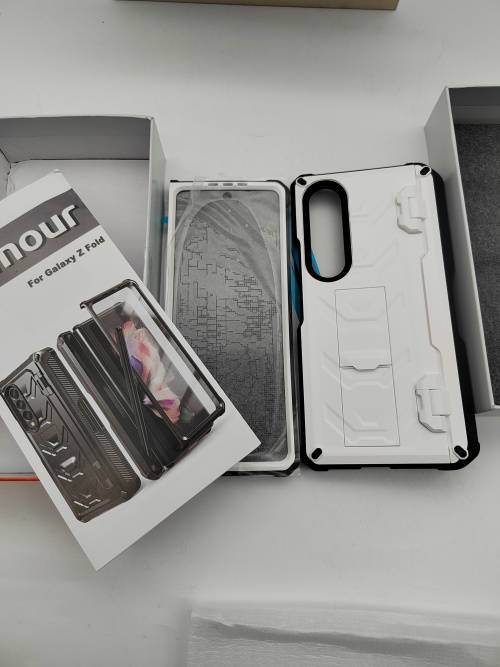 Samsung Galaxy Z Fold 4/ Z Fold 3 Armor Hinge Case - white