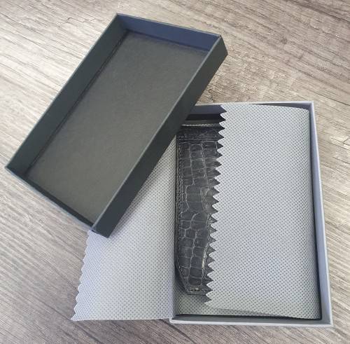 MINT! Hornback Crocodile Wallet and Belt