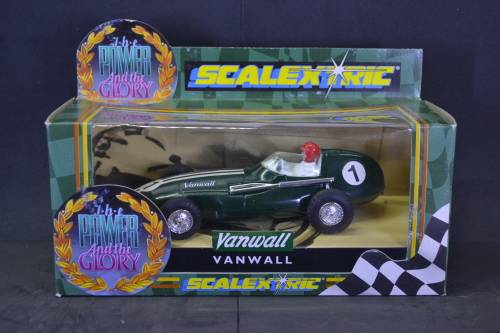 Scalextric Vanwall C097 Grand Prix The Power & Glory Series Green Slot Car 1:32 - Not raced