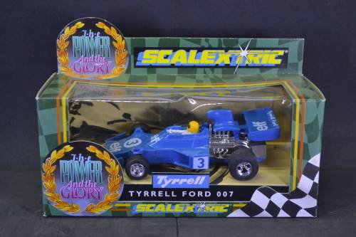 SCALEXTRIC - C093 - TYRRELL FORD 007 - MINT BOXED NEVER USED - 1:32 Scale