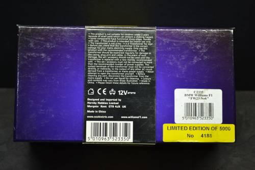 Scalextric C2335 BMW Williams F1 FW23 No6, mint unused and boxed