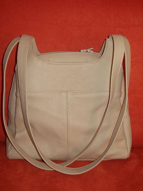 CHANTAL Camel  colour genuine leather bag