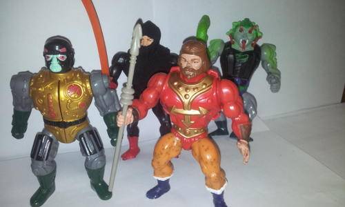 Masters of the Universe Lot - King Randor, Ninjor, Blast-Attak and Snake Face