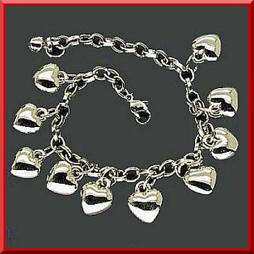 Multiple Heart Bracelet