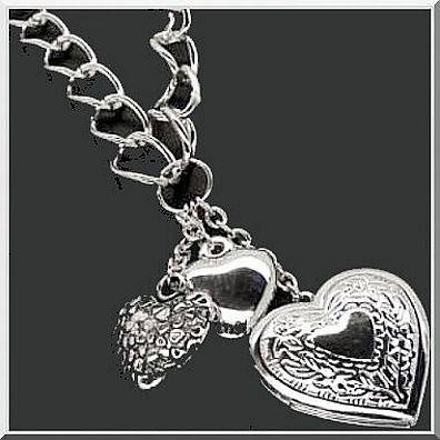 Chunky Heart Locket Necklace