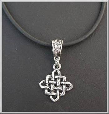Celtic Knot Pendant on a Thong