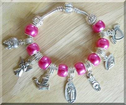 Milagro "Miracle" Pink Pandora Charm Bracelet