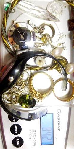 84.2 grams of SCRAP JEWELLERY. Authentic 925 Sterling Silver, Ivory, Pearls, Crystal etc.