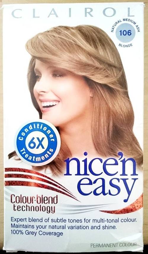 Clairol - Nice n Easy - Nr.106 - NATURAL MEDIUM ASH BLONDE
