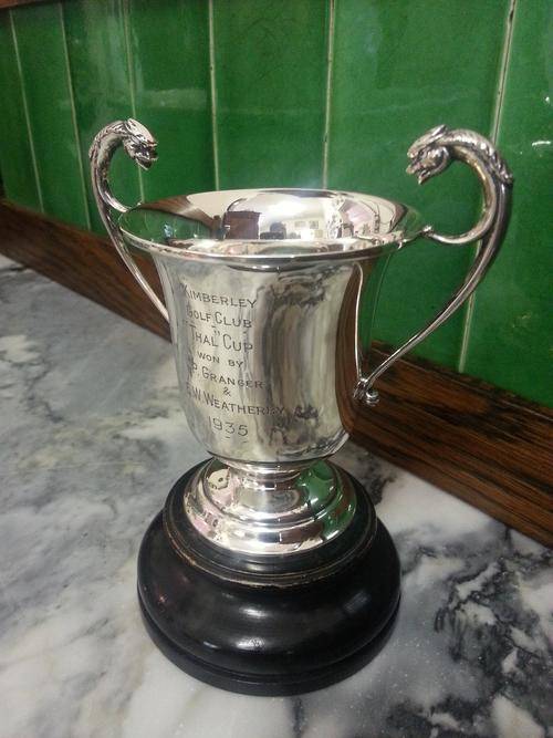 Golf Trophy, Hallmarked Silver, London 1933