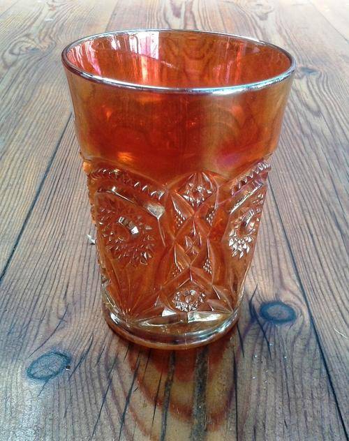 Marigold Imperial Carnival Tumbler.