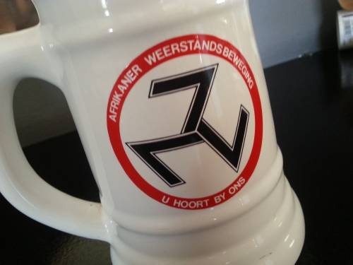 A.W.B.- AFRIKANER WEERSTANDS BEWEGING MUG - lees verder